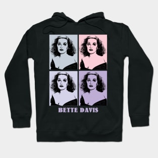 Bette Davis 1980s Pop Art Hoodie